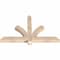 Ekena Millwork Redmond Smooth Timber Gable Bracket, Douglas Fir, 48"W x 30"H x 3 1/2"D x 3 1/2"F, 15/12 Pitch GBW048X30X0404RED00SDF - alternate 5